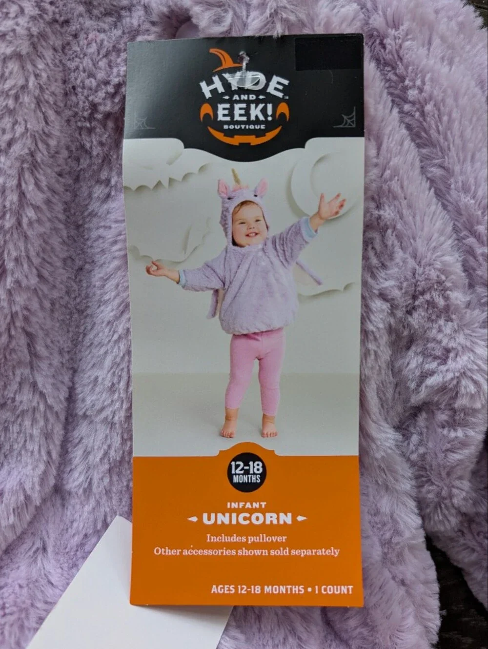 NWT Hyde and EEK Boutique Infant Unicorn Halloween Costume Pullover 12-18 Months